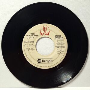 Isaac Hayes 45 Rock Me Easy Baby Pt. I / Pt. II on ABC/HBS VG+ Soul
